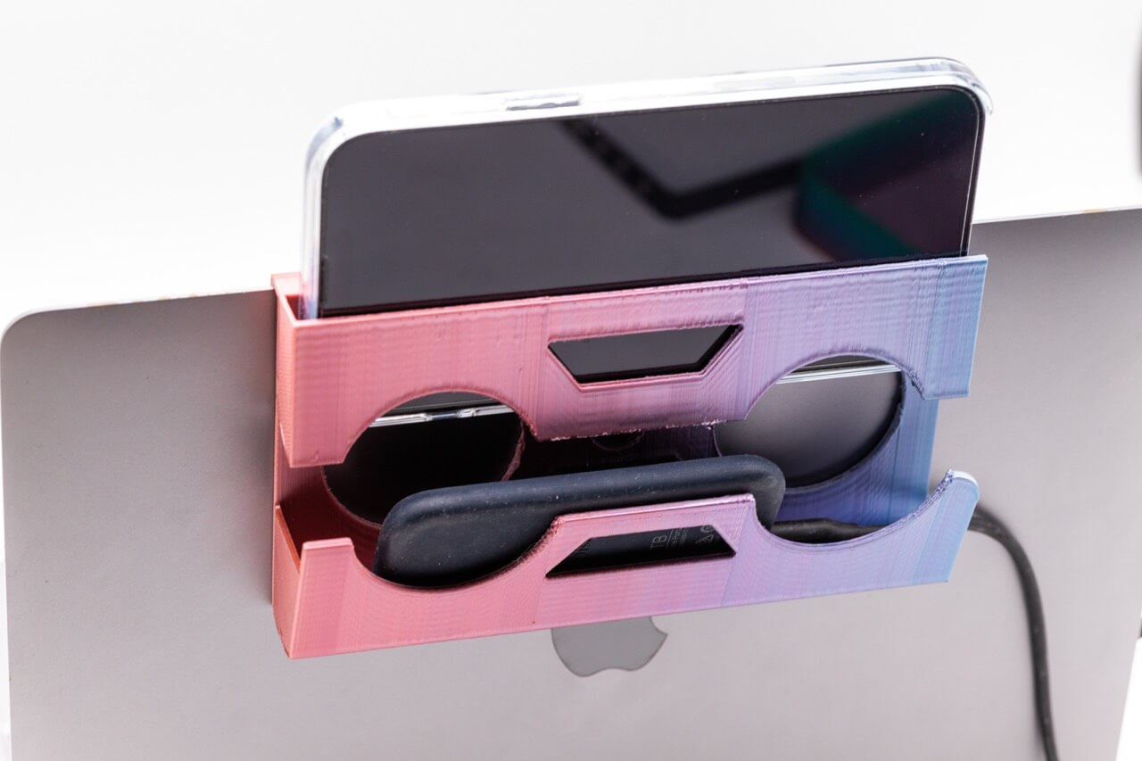 Hard Drive Holder + iPhone Face Time for Apple MacBooks