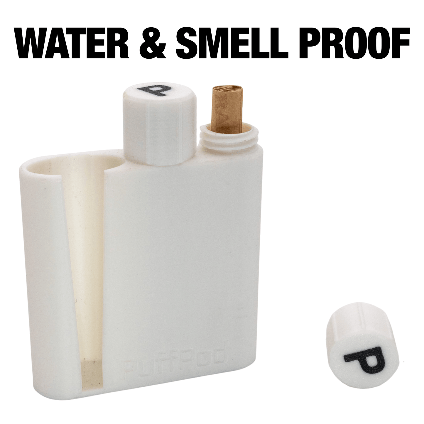 Puff Pod - Joint & BIC/CLIPPER Holder - Water and Smell Proof Case