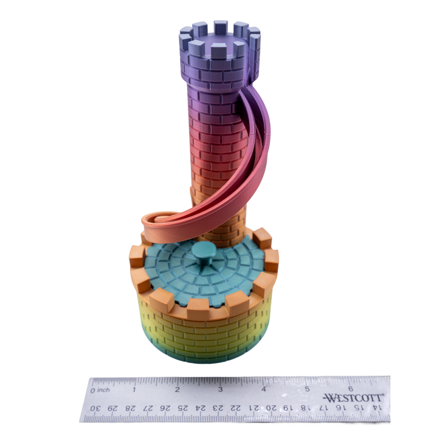Rainbow Castle Tower Coin Bank