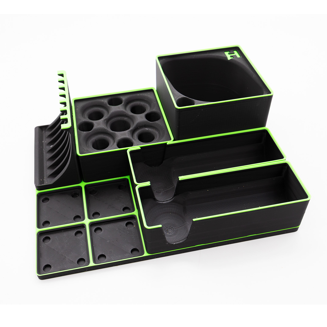420 Organizer – Dab Tool Holder, Grinder & Pipe Storage | Gridfinity System