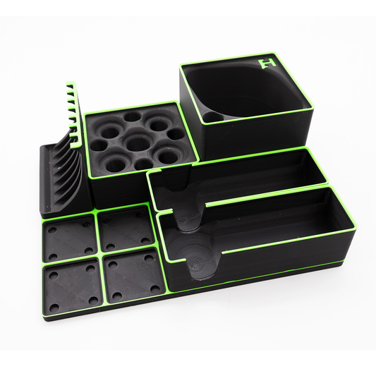 420 Organizer – Dab Tool Holder, Grinder & Pipe Storage | Gridfinity System